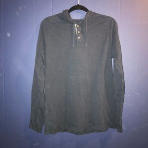 Navy blue rue21 hooded shirt